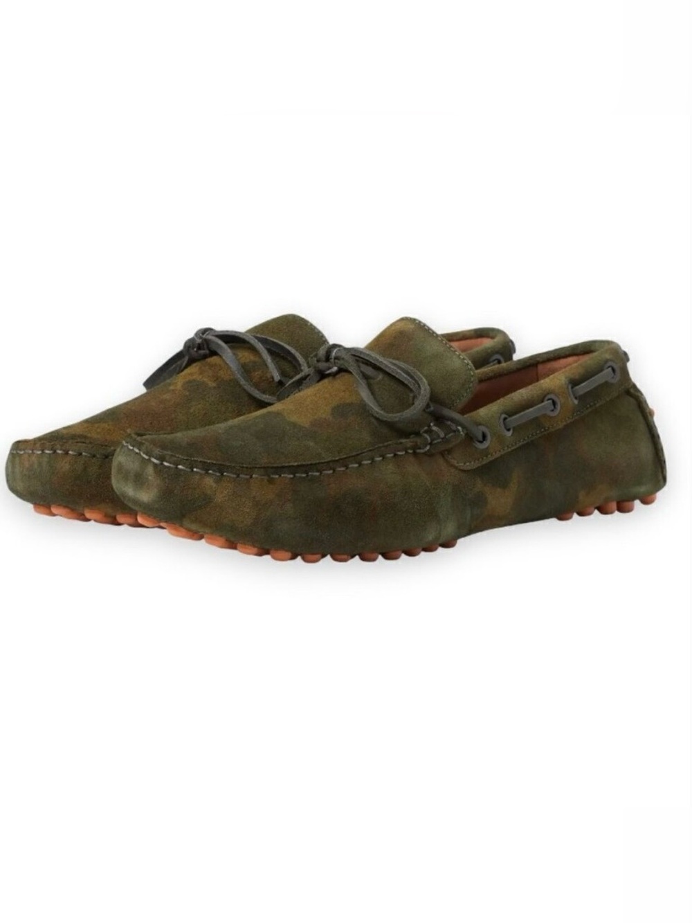 Johnnie-O Getaway Driver Camo Casual Slip On Moccasins Size 9M